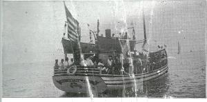 Captain Pete's first excursion boat